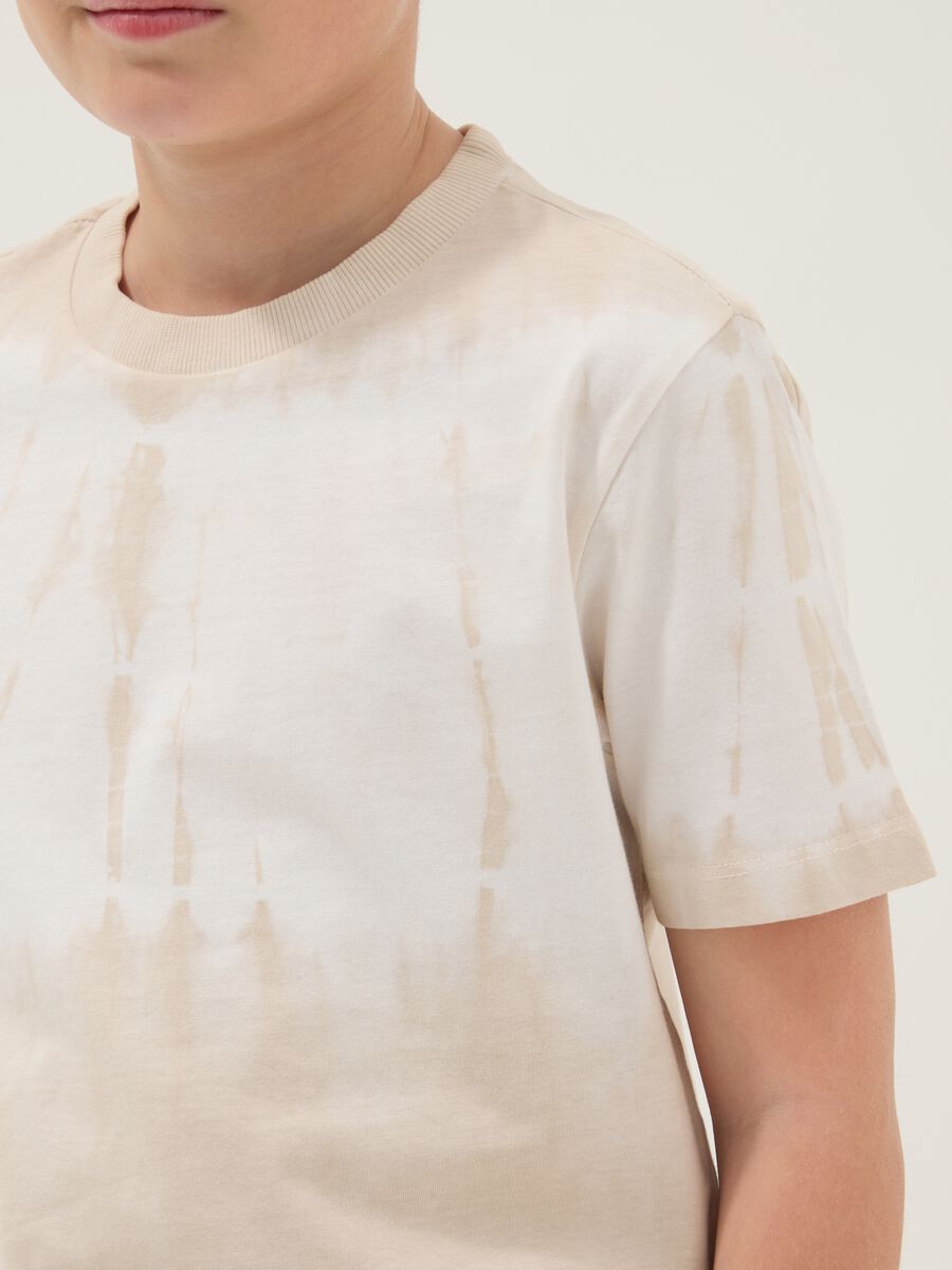 T-shirt in puro cotone multicolor da ragazzo relaxed fit_2