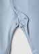 Blue and white pure cotton baby sleepsuits pack_3