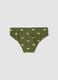 Green dinosaur-print stretch swim briefs_1
