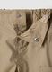 Children's beige pure cotton cargo trousers with regular fit_2