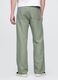 Light Green Mixed Fabric Trousers_2