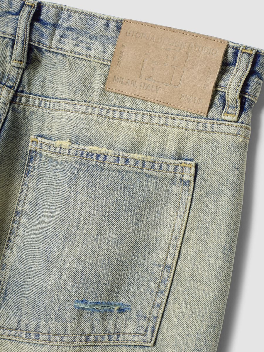 Wide Leg Denim Vintage Light Blue_8
