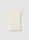 Girls' white pure cotton regular-fit T-shirt with print_1