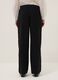 Pantaloni neri con vita elasticizzata wide leg_2