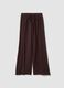 Brown pure cotton beach trousers_4