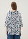 White floral stretch cotton blouse_3
