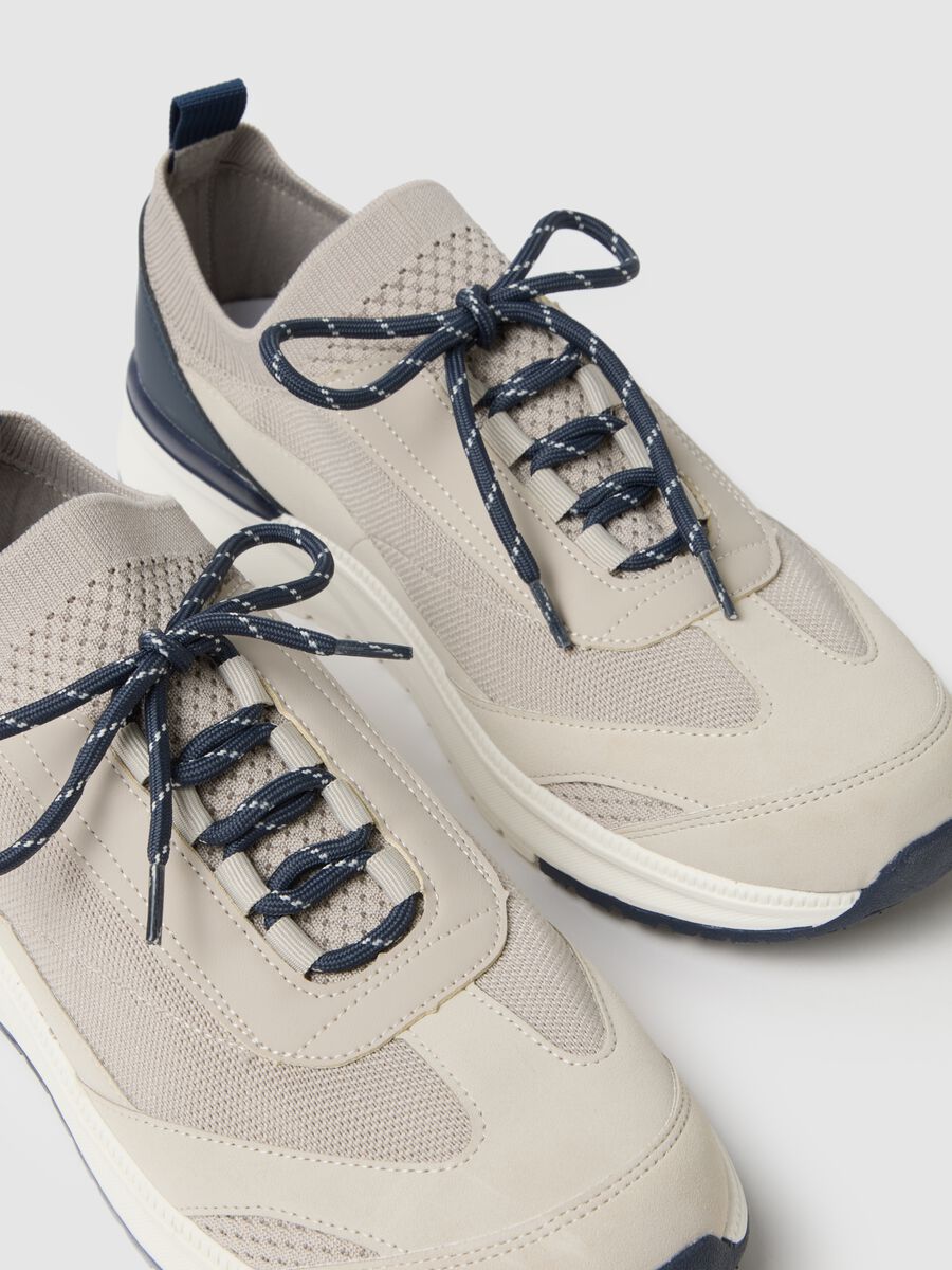Multicolour Sneakers with Sturdy Sole_3