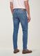 Blue slim-fit stretch cotton jeans_2