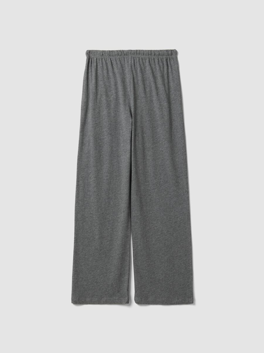 Grey cotton-viscose blend pyjama trousers_6