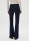 Blue Flare Jeans in Stretch Denim Cotton_2