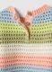 Multicolour pure cotton perforated jumper for girls_2