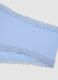 Blue stretch-fabric briefs with lace detailing, regular fit_5