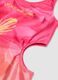 Girls&rsquo; pink floral one-piece swimsuit in stretch fabric_2