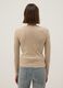 Beige pure cotton long sleeve shirt regular fit_2