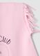 Pink pure cotton T-shirt with fringed sleeves and Toy Story print_4