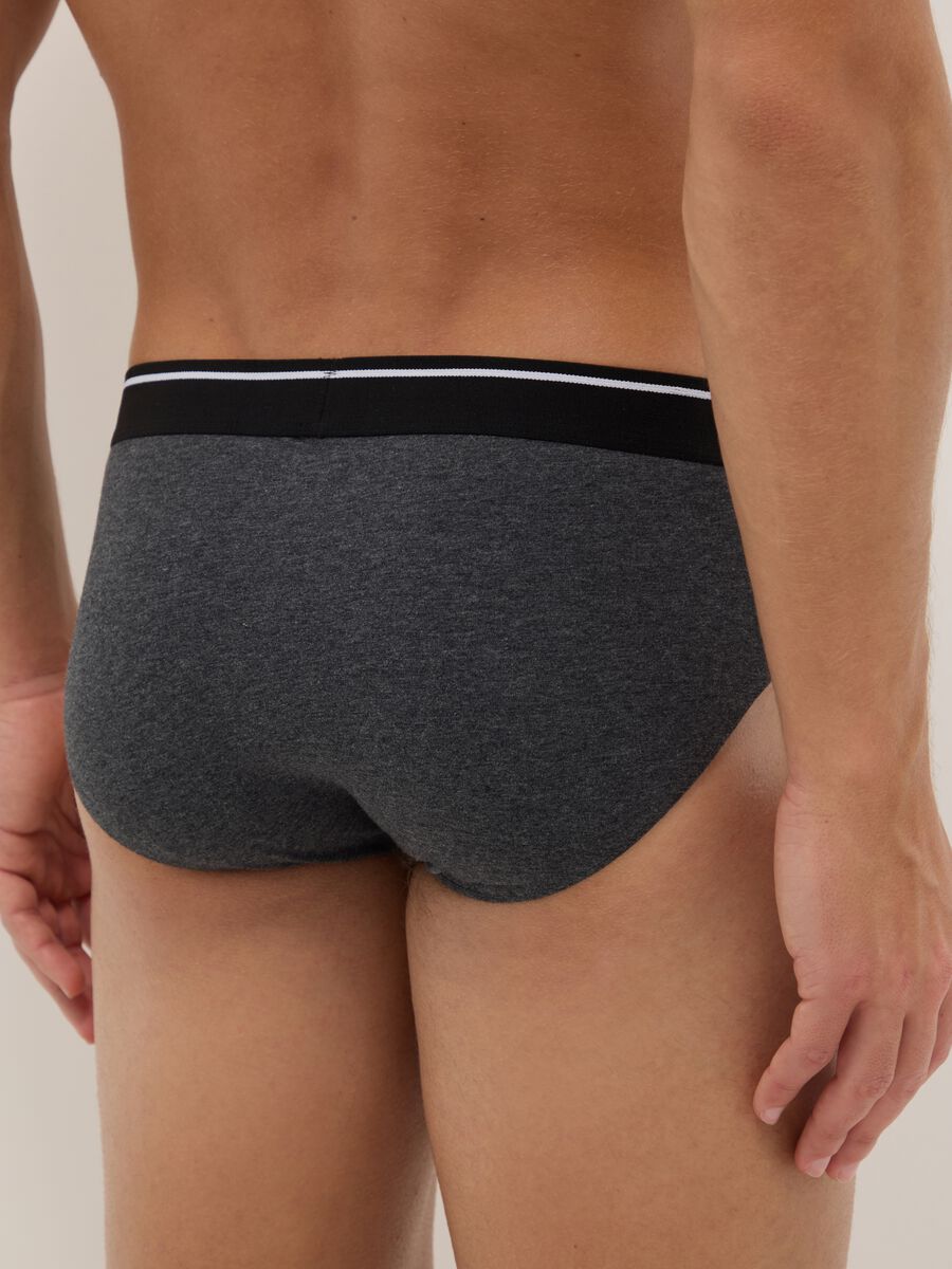 Tripack slip multicolor in cotone organico elasticizzato regular fit_2