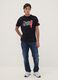 Black pure cotton Ducati print T-shirt, regular fit_1