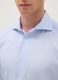 Light blue shirt with French collar in pure cotton slim fit_1