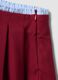 Girls&rsquo; red pleated skirt in stretch viscose_4