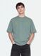 Brown cropped pure cotton boxy-fit T-shirt with print_0