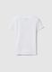 Girls' pure cotton white slim fit t-shirt with teddy bears_4