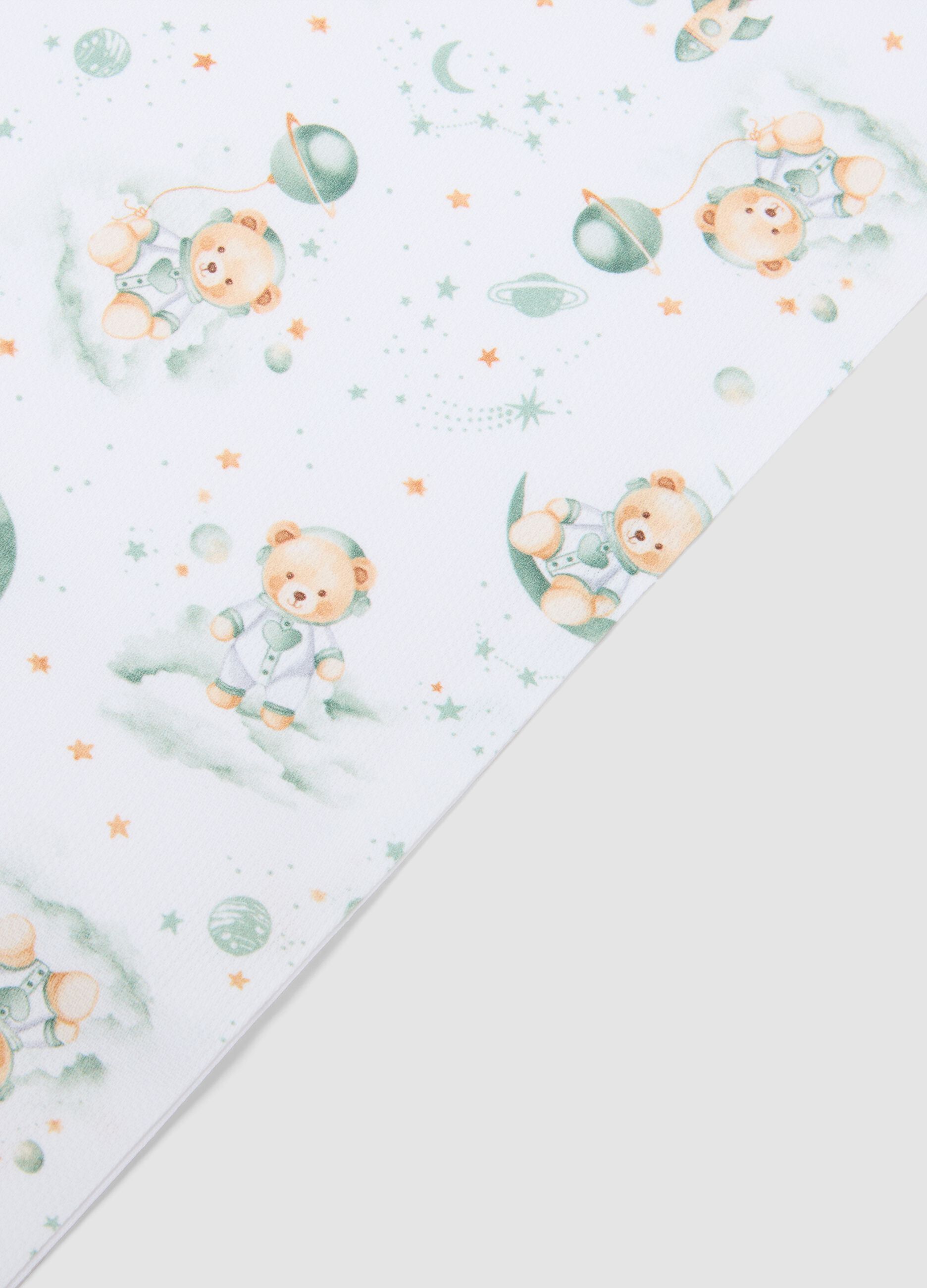 Cotton White Crib Sheet Set for Newborn