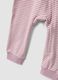 Two-pack of pink stretch organic cotton blend sleepsuits with zip for baby girl_3
