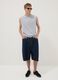 Light blue pure cotton regular-fit tank top_1