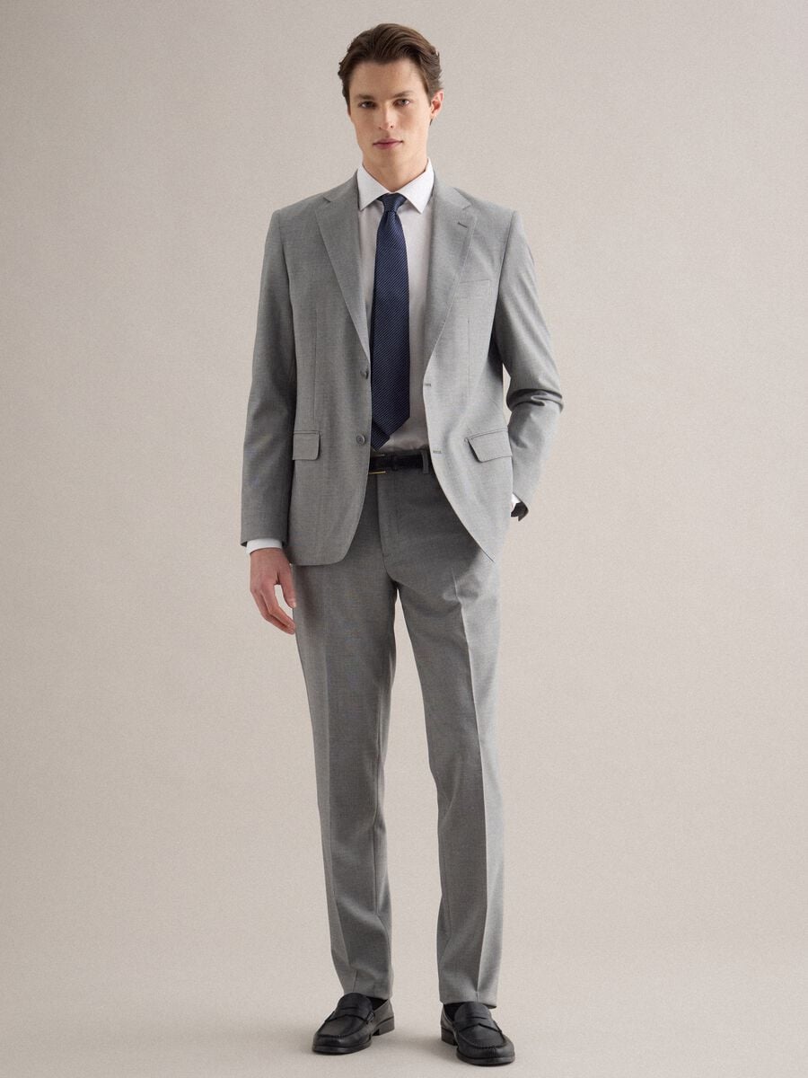 Giacca grigia monopetto slim fit_1