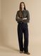 Multicolour checked wool-viscose blend blazer_1