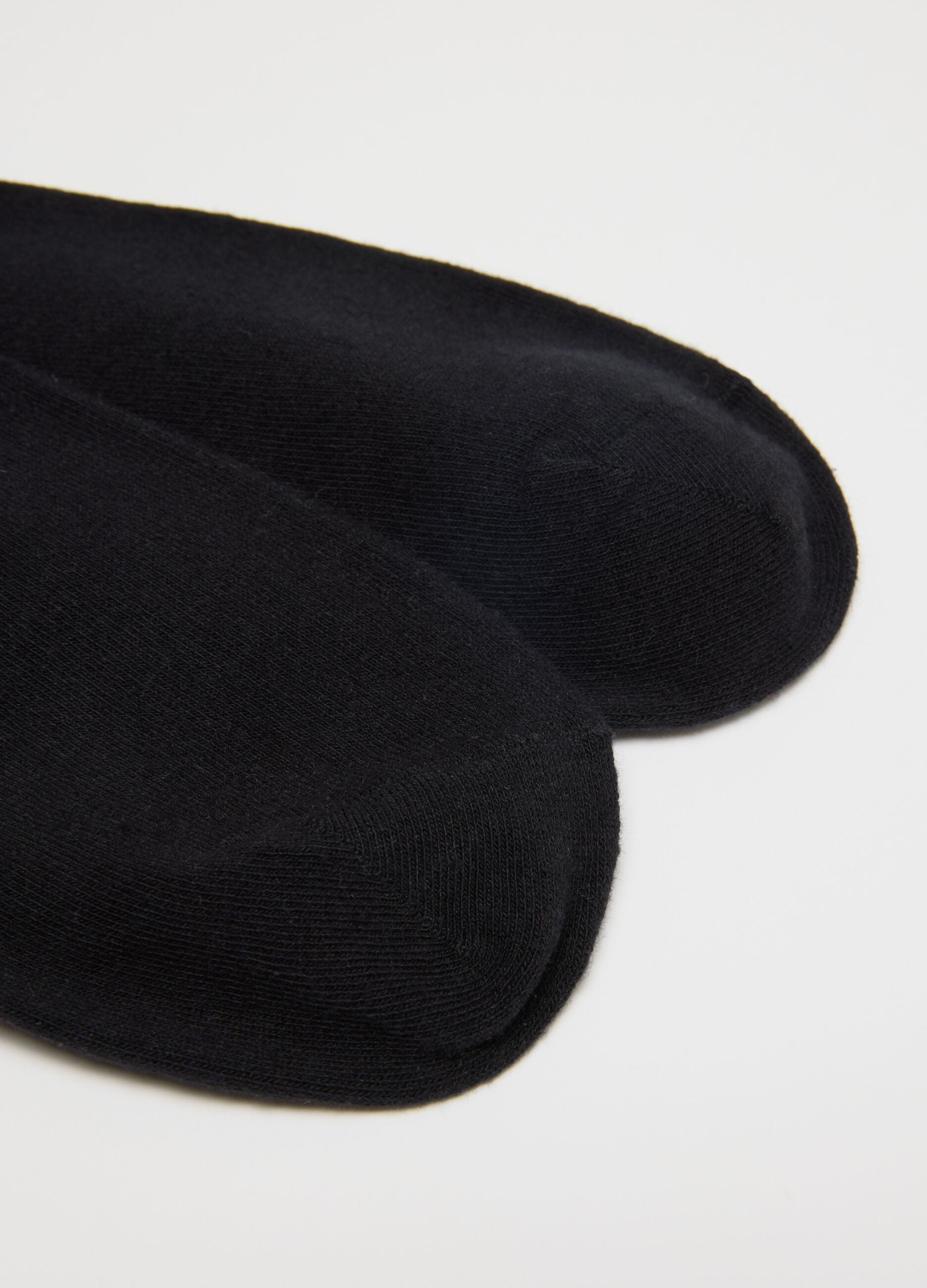 Tripack of short multicolour socks in cotton blend with snug fit