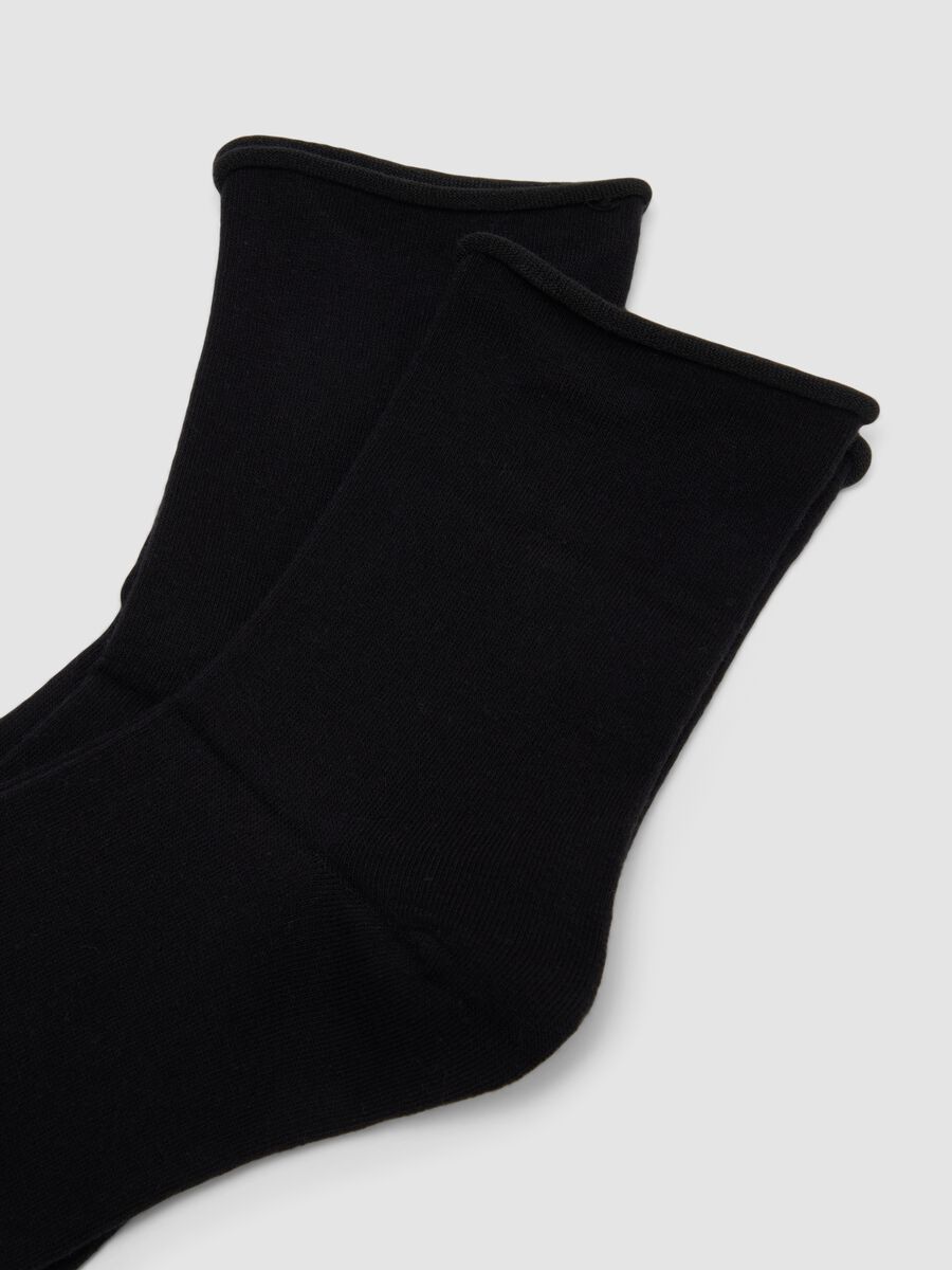 3-pack of black organic cotton socks_1
