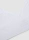 White organic cotton bra with thin straps for girls_3