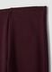 Burgundy flared leggings in stretch viscose Milano knit_5