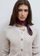 White pure cotton knitted cardigan, regular fit_0