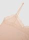 Pink stretch modal vest regular fit with lace_5