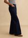 Blue Stretch Cotton Trousers Regular Fit_3