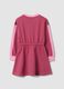 Girls&rsquo; pink cotton-blend dress with Lilo & Stitch print_1