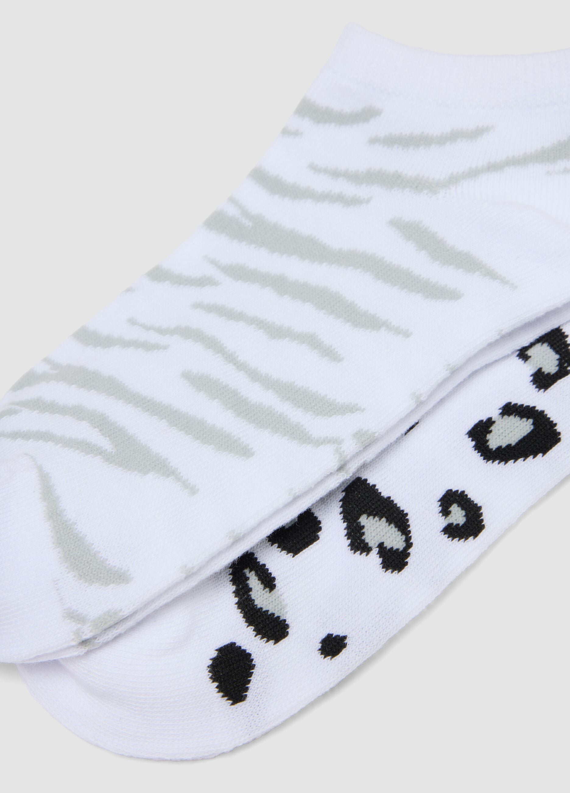 Five-pack of multicolour patterned organic cotton socks
