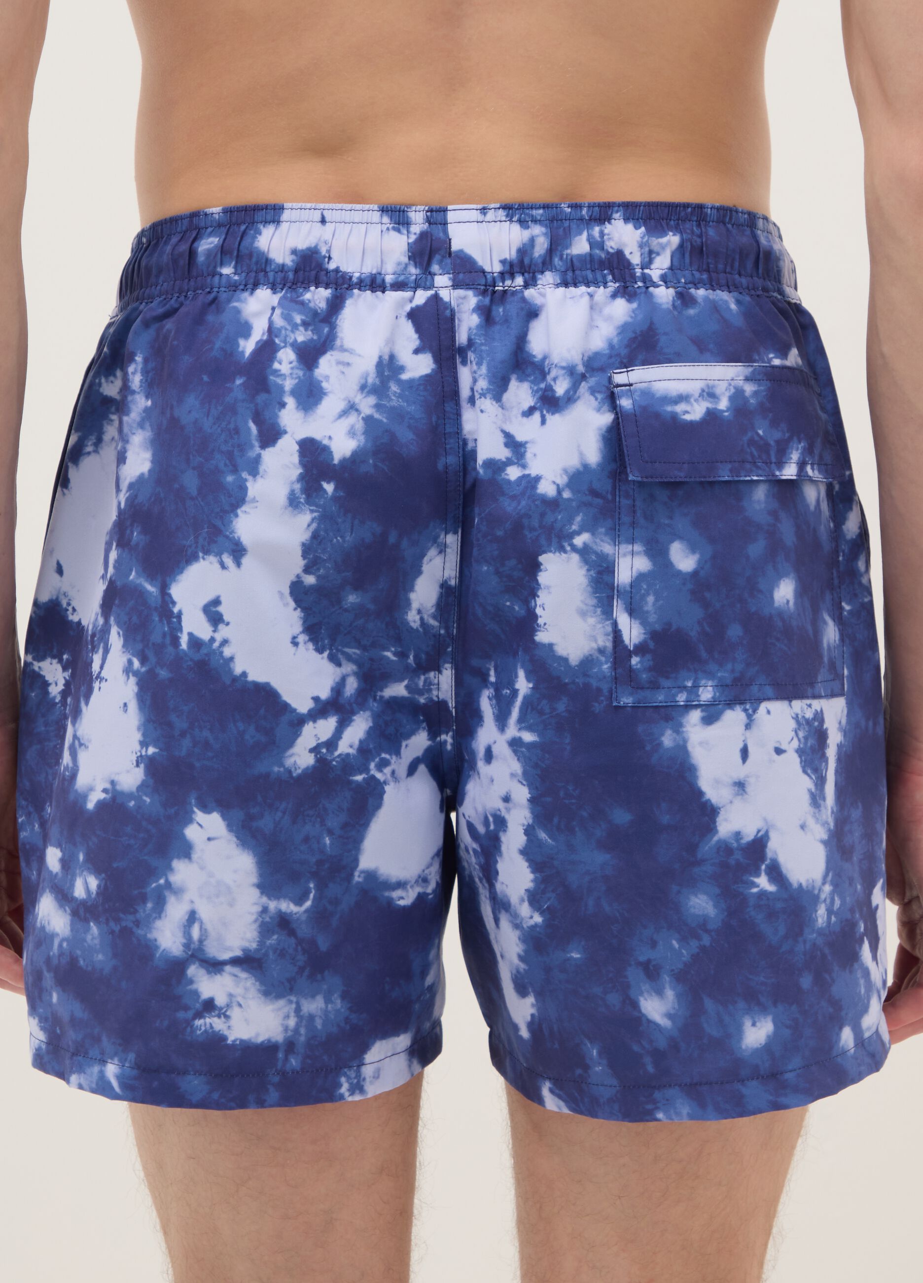 Multicolor Regular Fit Swim Boxers with Everlast Print
