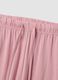 Pink pure viscose pyjama trousers with drawstring, regular fit_5