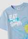 Boys&rsquo; light blue pure cotton T‑shirt with Simpsons print_5