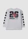 Grey stretch cotton Ducati logo T-shirt for kids_1