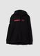Black cotton-blend hoodie with Ducati print, relaxed fit_4