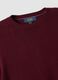 Burgundy viscose-blend crew-neck jumper, regular fit_1