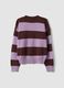 Multicolour striped viscose-blend jumper with teddy bear embroidery, regular fit_1