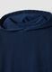Blue pure cotton oversized hoodie_1
