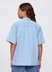 Short-sleeved denim shirt_2