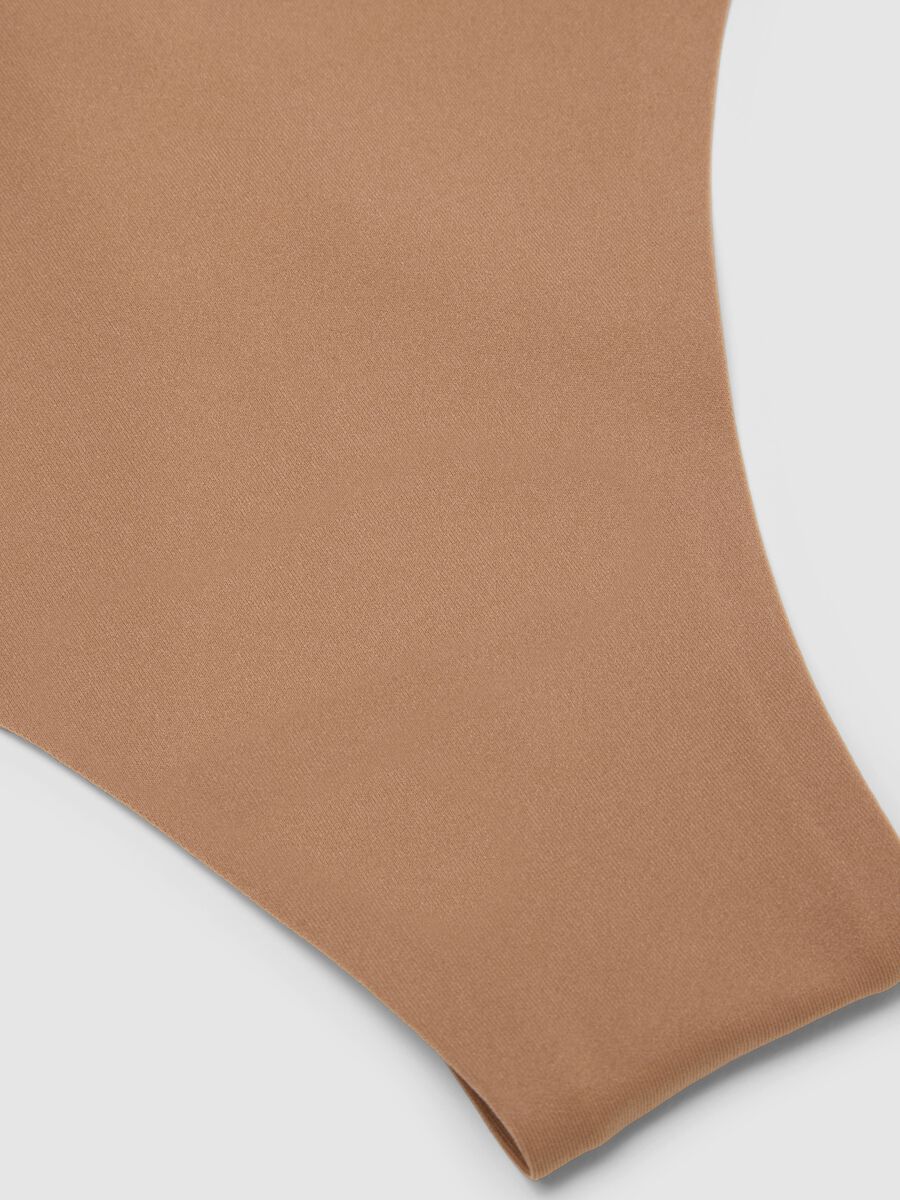 Beige Slim Fit Brazilian Briefs_5