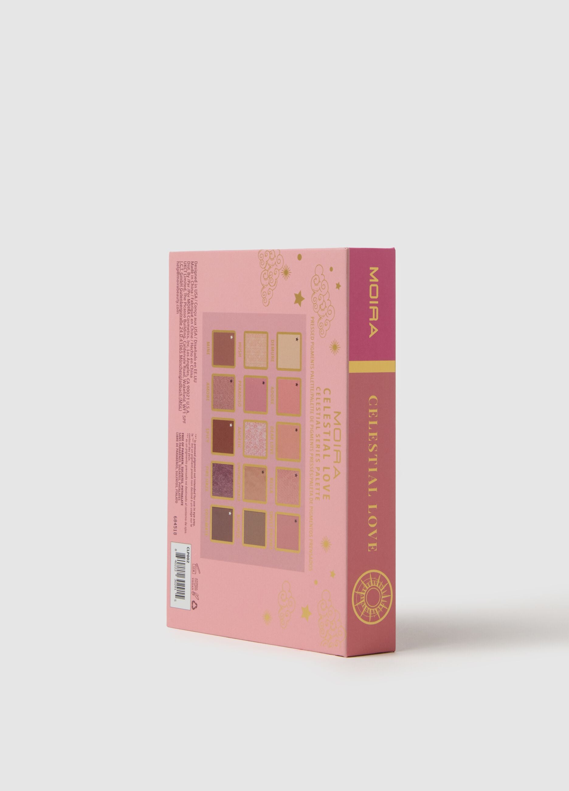 MOIRA CELESTIAL LOVE PRESSED PIGMENT PALETTE - Korean makeup